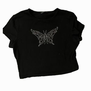 butterfly crop top